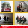 تمرین آبرسانی در ساختمان های بلند توسط آتش نشانان ایستگاه 4 | عکس از : 