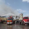 آتش سوزی کارخانه تولید روغن نباتی مایع | عکس از : حمید چنارانی