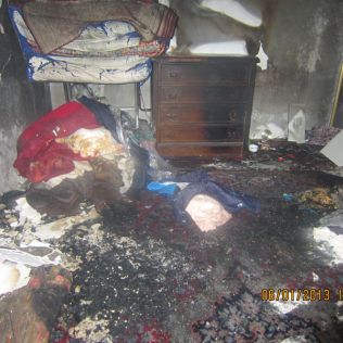 آتش نشانی نیشابور - آتش سوزی منزل مسکونی