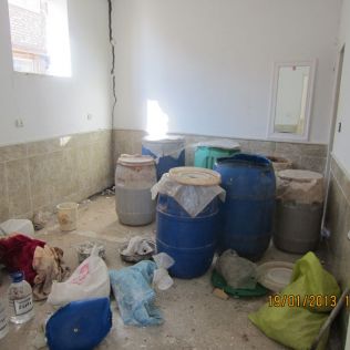 آتش نشانی نیشابور - انفجار در کارگاه غیر مجاز مشروبات الکلی