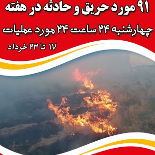 آتش نشانی نیشابور - روزهای داغ آتش نشانان