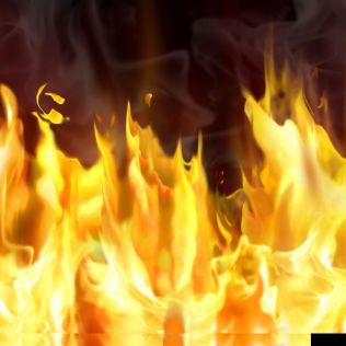 آتش نشانی نیشابور - آتش سوزی در مجتمع مسکونی