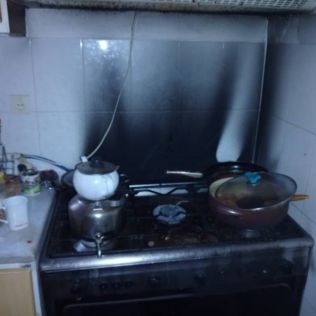 آتش نشانی نیشابور - آتش سوزی اجاق گاز با هوشیاری مالک به موقع اطفا شد