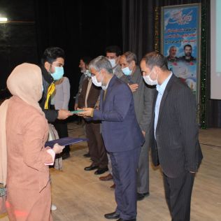 آتش نشانی نیشابور - مراسم روز پرستاروتجلیل از آتش نشان حسین ایمانی زاده وهمسر پرستارش 