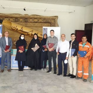 آتش نشانی نیشابور - همایش تجلیل ازکارگران وکارآفرینان نمونه شهرستانهای نیشابور وزیرخان 