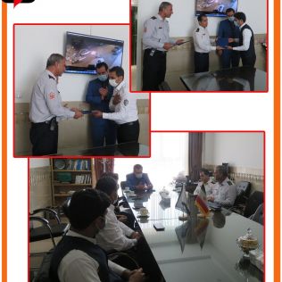 آتش نشانی نیشابور - تقدیر از دو نفر پرسنل جهاد دانشگاهی نیشابور