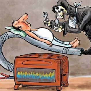 آتش نشانی نیشابور - هشدار به کسانی که از بخاری های گازی استفاده می کنند / مرگ خاموش همچنان قربانی می گیرد