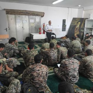 آتش نشانی نیشابور - برگزاری دوره آموزش ایمنی و آتش نشانی برای بسیجیان نیشابور