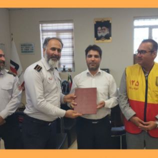 آتش نشانی نیشابور - برگزاری جلسه پایش منابع انسانی ایستگاه آتش نشانی شهید صدیقی 