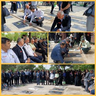 آتش نشانی نیشابور - حضور مدیران و کارشناسان سازمان آتش نشانی در مراسم گرامیداشت هفته اهدای عضو