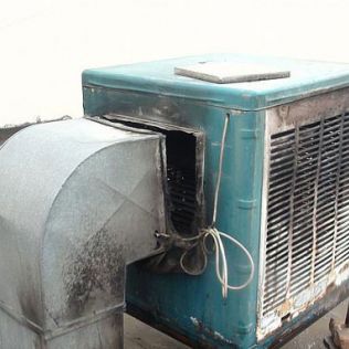 آتش نشانی نیشابور - کولر داغ کرد