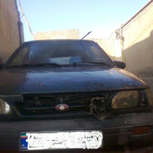 آتش نشانی نیشابور - آتش سوزی خودرو پراید توسط فرد ناشناس