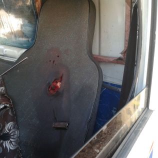 آتش نشانی نیشابور - برخورد کامیونت بافنس های کنار جاده