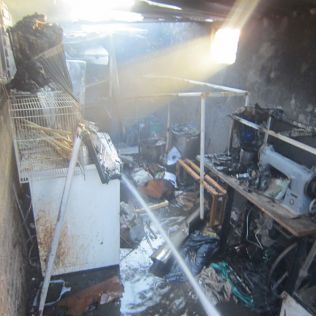 آتش نشانی نیشابور - آتش سوزی منزل مسکونی