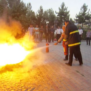 آتش نشانی نیشابور - گزارش تصویری آموزش خاموش کننده محلات