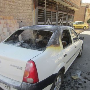 آتش نشانی نیشابور - دو آتش سوزی و دو واژگونی خودرو