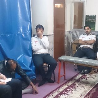آتش نشانی نیشابور - حضور مدیر عامل سازمان در جلسات ماهانه ایستگاه