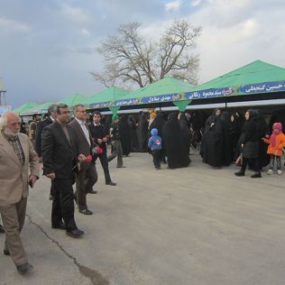 آتش نشانی نیشابور - مراسم یازدهمین سالگرد شهدای انفجار قطار نیشابور با شکوه تمام برگزار شد