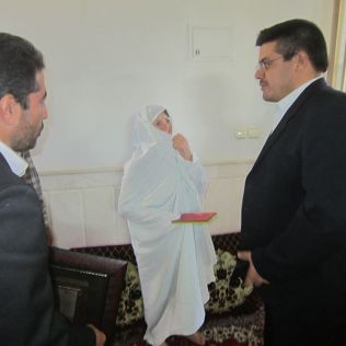 آتش نشانی نیشابور - دیدار با خانواده شهید درودی و عیادت از همکارمان هادی درودی