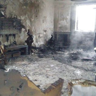 آتش نشانی نیشابور - آتش سوزی منزل مسکونی