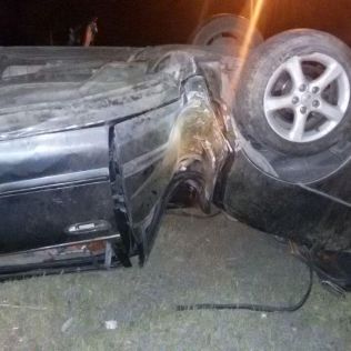 آتش نشانی نیشابور - واژگونی خودرو سواری