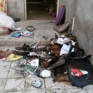 آتش نشانی نیشابور -  آتش نشانان ، آتش سوزی یک منزل مسکونی را مهار کردند