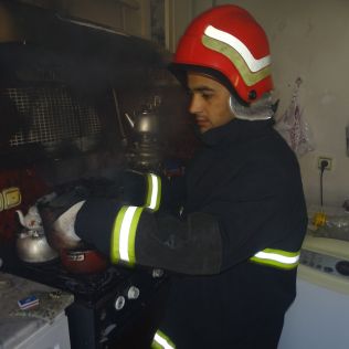 آتش نشانی نیشابور - شربتی که کام صاحب خانه را تلخ کرد.