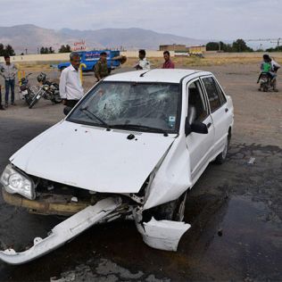 آتش نشانی نیشابور - سرعت بالا حادثه ساز شد