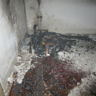 آتش نشانی نیشابور - آتش سوزی منزل مسکونی