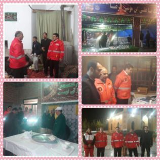 آتش نشانی نیشابور - بررسی ایمنی موکب ها و مساجد محل استراحت زائران امام رضا (ع) توسط کارشناسان آتش نشانی نیشابور