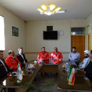 آتش نشانی نیشابور - نشست مدیران اداره اوقاف و سازمان آتش نشانی