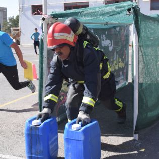 آتش نشانی نیشابور - مسابقات عملیاتی بین ایستگاهی برگزار شد