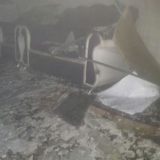 آتش نشانی نیشابور - آتش اختلاف زن و شوهر به جان خانه افتاد