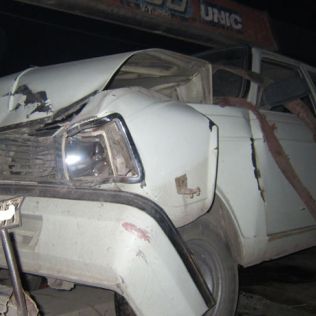 آتش نشانی نیشابور - واژگونی پیکان