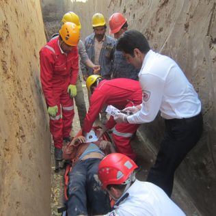 آتش نشانی نیشابور - سقوط در کانال