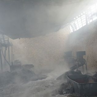 آتش نشانی نیشابور - حریق کارگاه قالب سازی